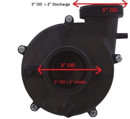 1016204 Balboa®2-Speed Pump Vico Ultimax 2 HP 230 Volts 8.8/3.0 Amp - Image 3