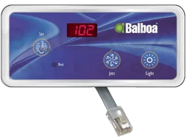 51225 Balboa® Topside Control Panel, 4-Button, Digital Duplex, VL404, LED
