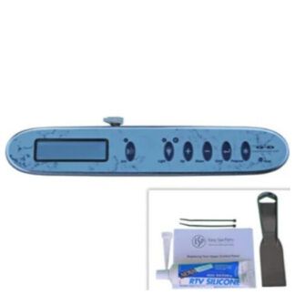 D1 Spa 6-Button Upper Control - 01580-0001-6 (01560-351 inlay)