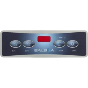 10752 Balboa Overlay for Topside Control Panel 4-Button LED VL 403 Lite Duplex