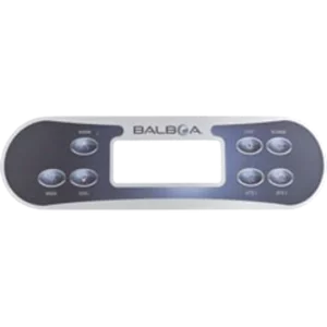 11688 Balboa Overlay for Topside Control Panel 2 Pumps & Blower VL700