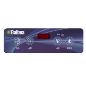 11884 Balboa Overlay 4-Button LED Lite Duplex